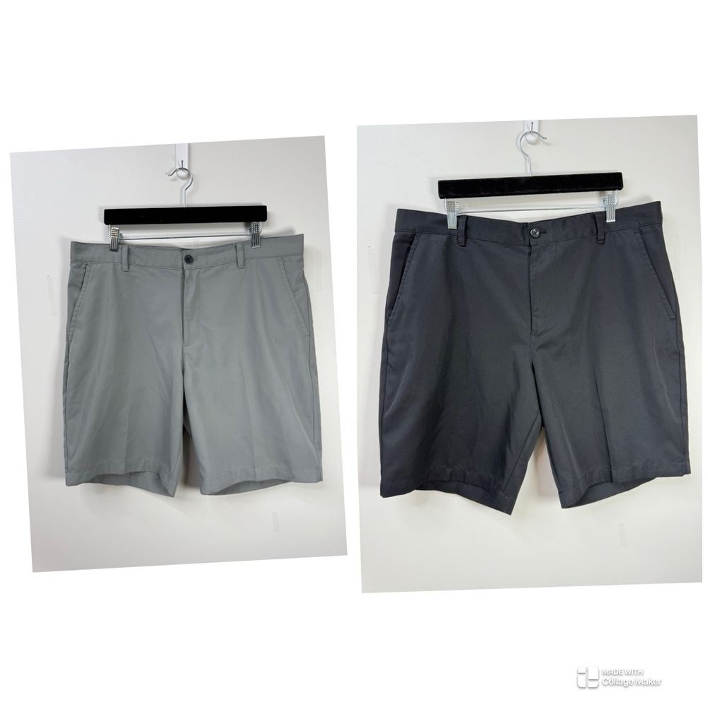 Izod Men's Golf Short set of 2 ( Grey/Black ) size 38
